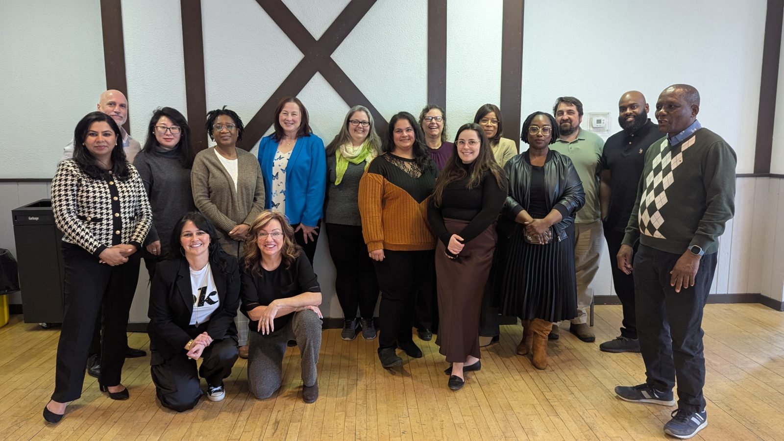 Leaders gathered together during a first-time leader session