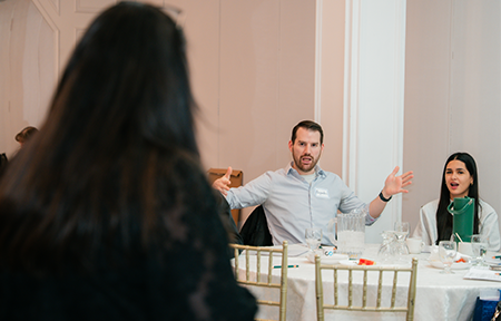 Interactive active leadership workshop session